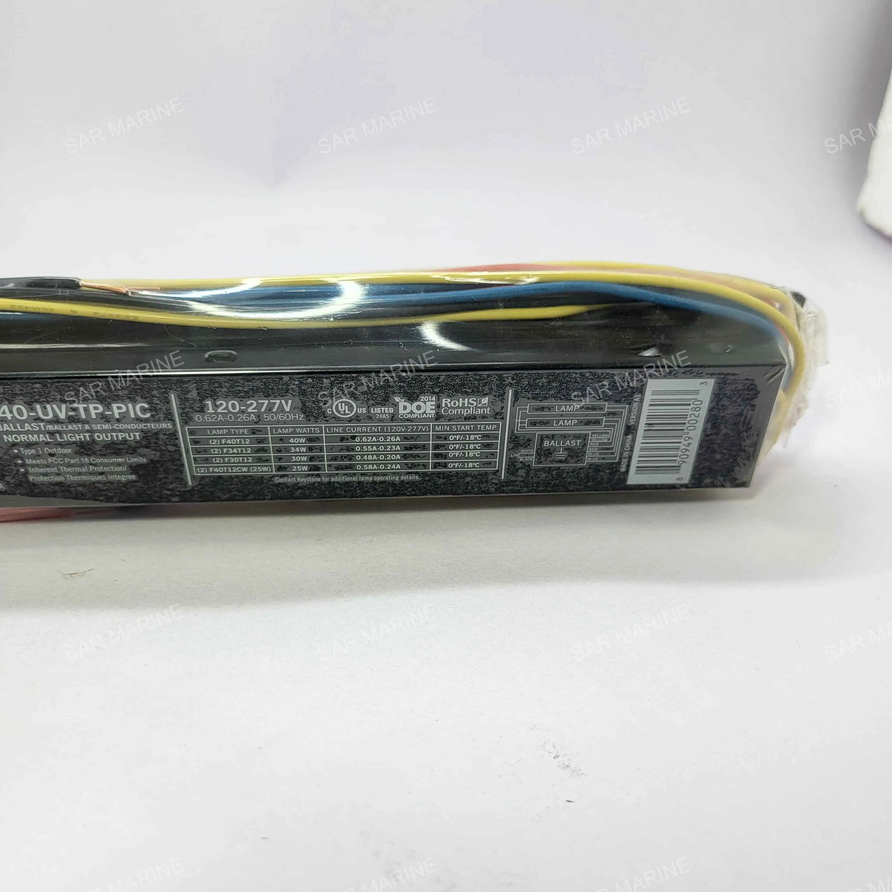 Keystone KTEB-240-UV-TP-PIC Electronic Fluorescent Ballast