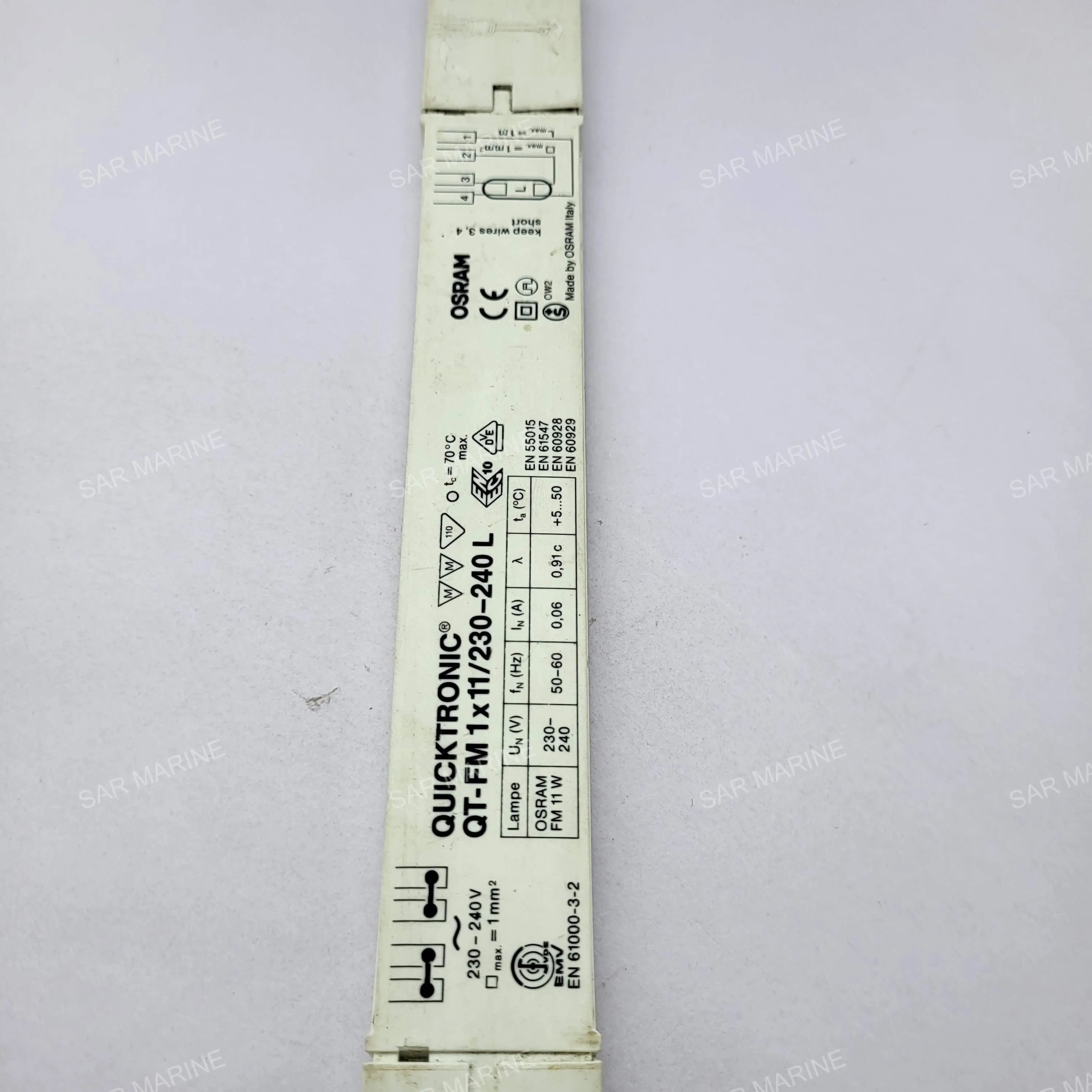 Osram Quicktronic QT-FM 1x11 230-240L Ballast Lighting Control Gear