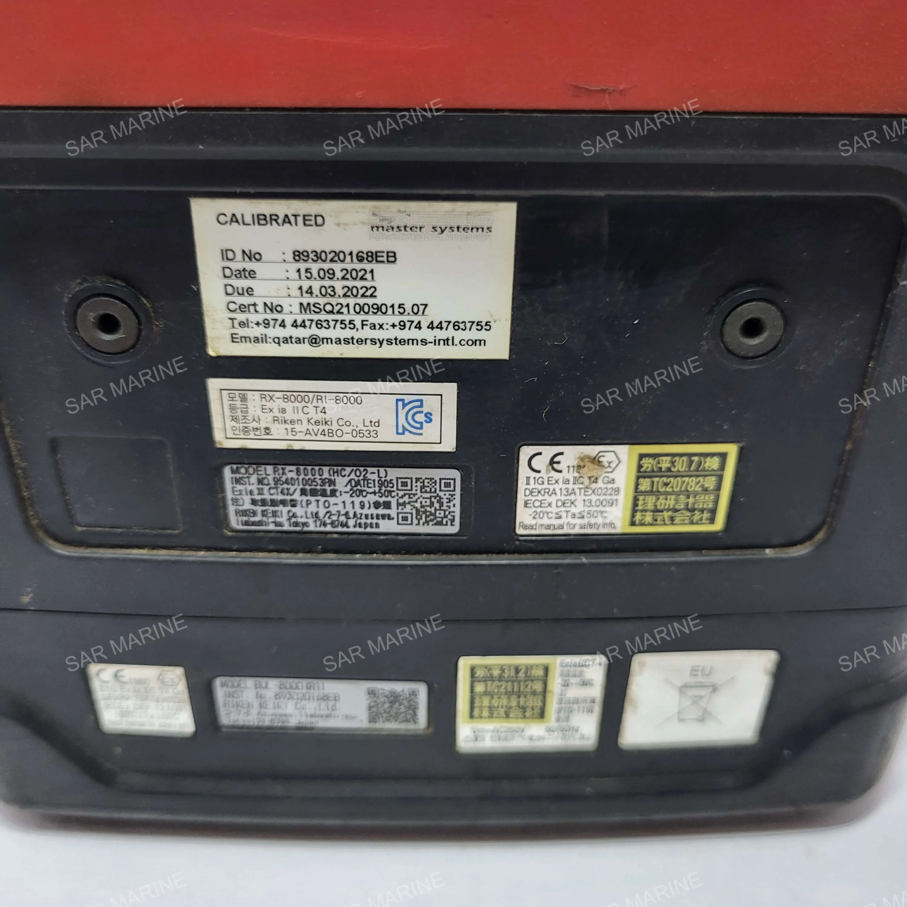 Riken Keiki RX-8000 Portable Gas Detector