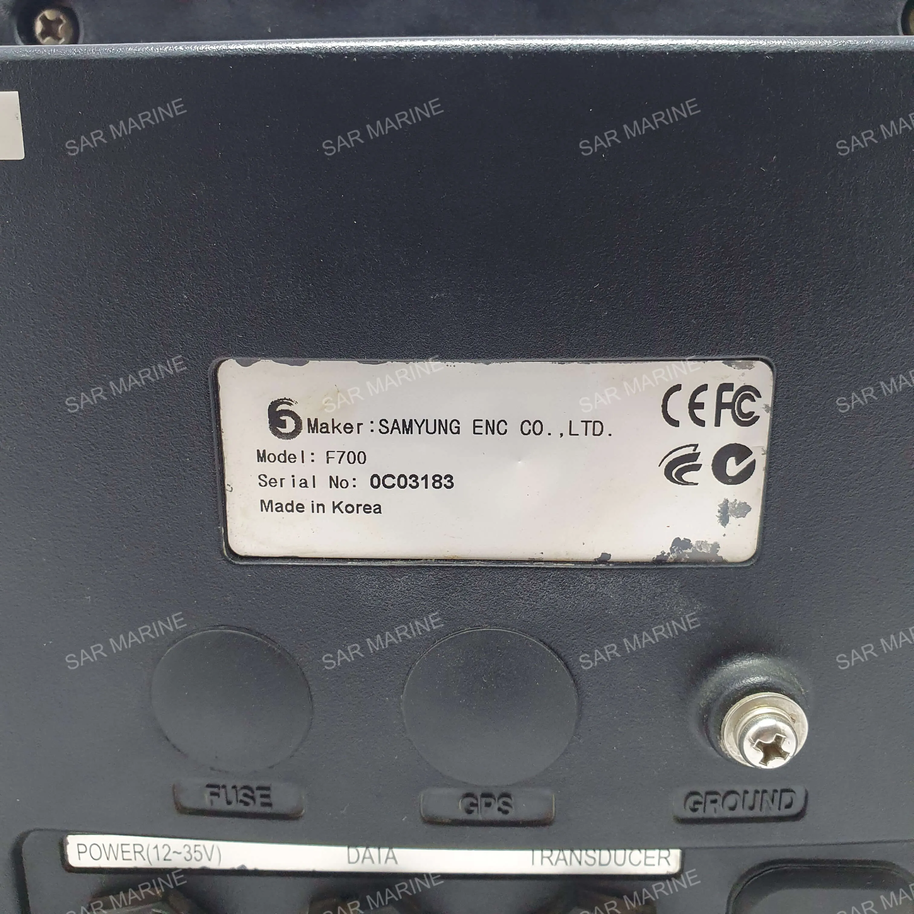 Samyung F-700 GPS Plotter/Fish finder Combo