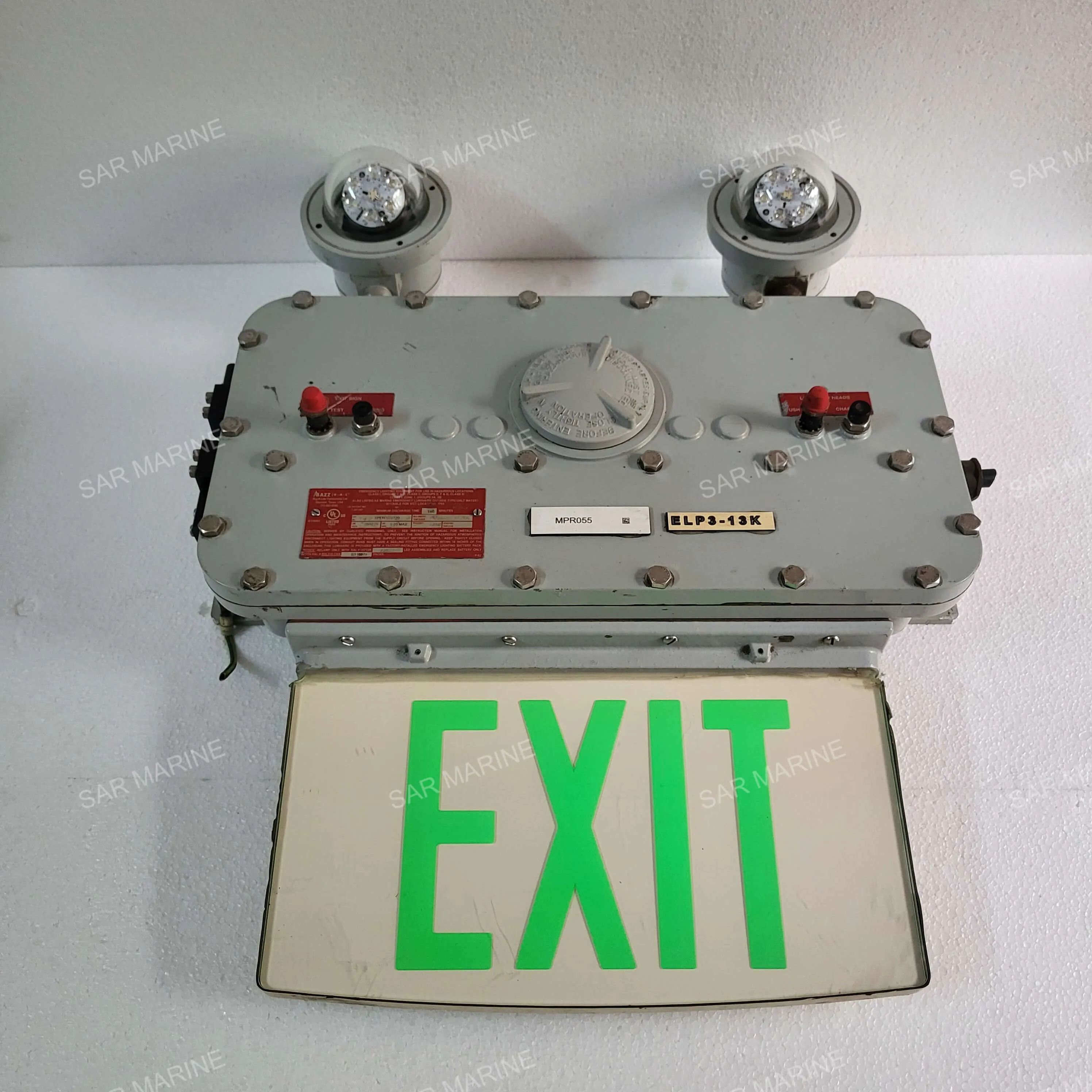 RIG-A-LITE XPEH1GDT20 LED Explosion Proof Exit And Emergency Signage With Light