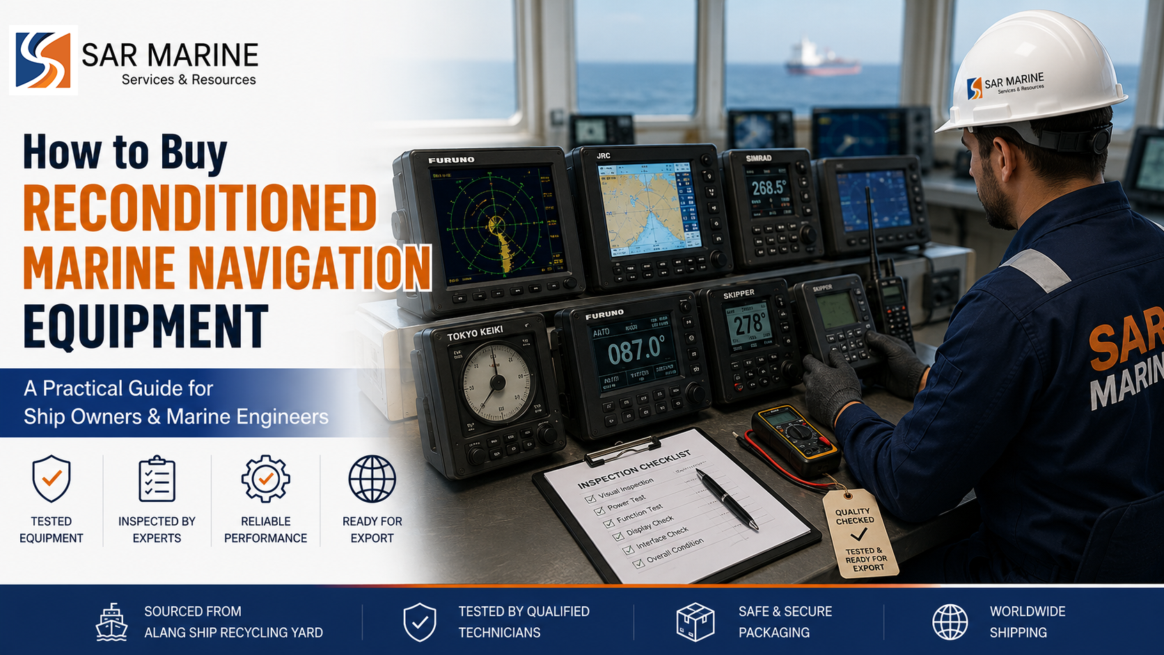How to Buy Reconditioned Marine Navigation Equipment: A Practical Guide for Ship Owners and Marine Engineers