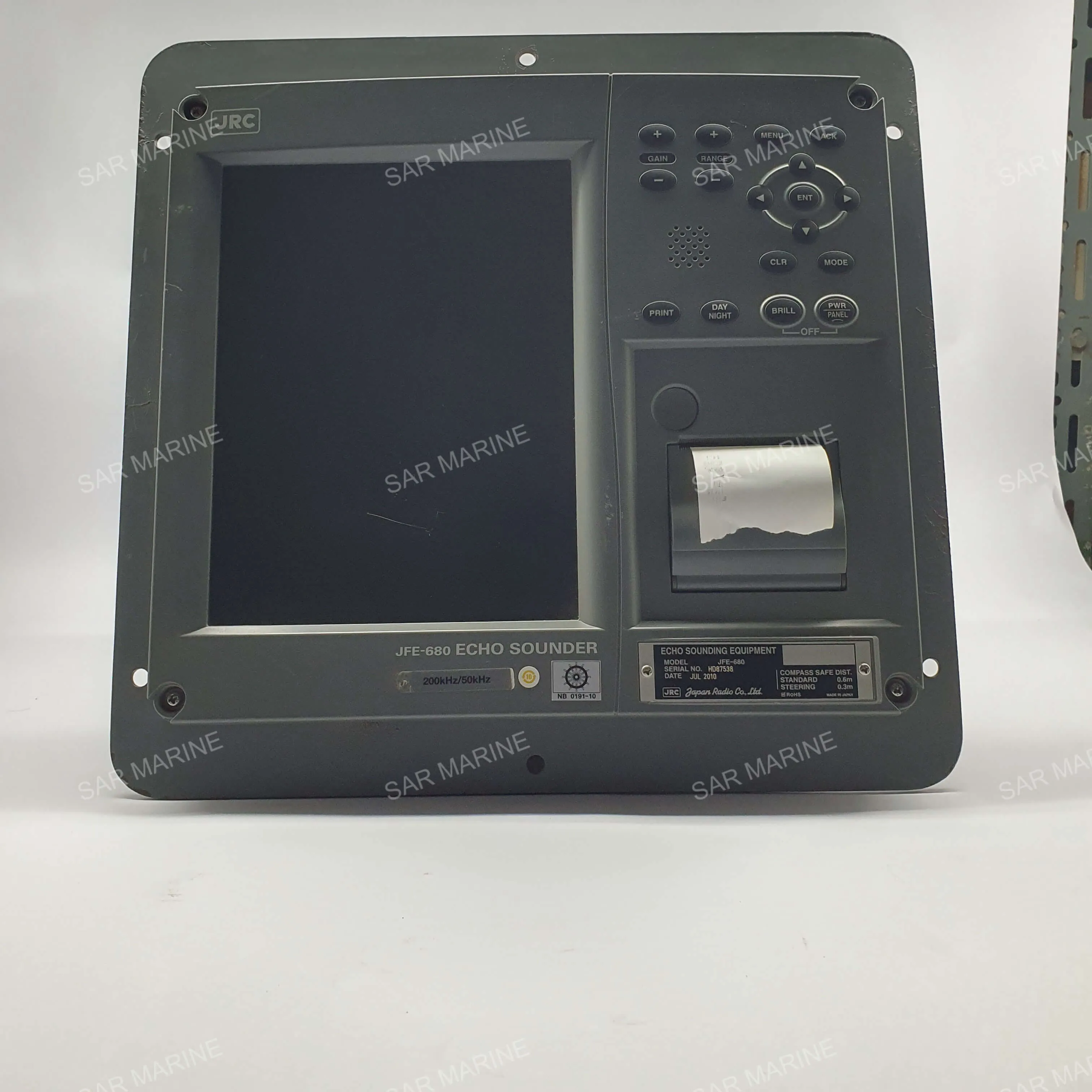 JRC JFE-680 Navigational Echosounder Unit