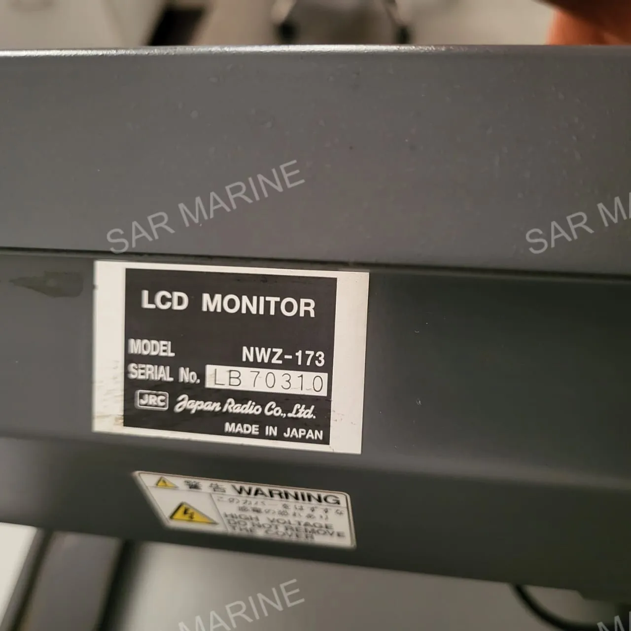 JRC NWZ-173 19" LCD Monitor Unit for Radar