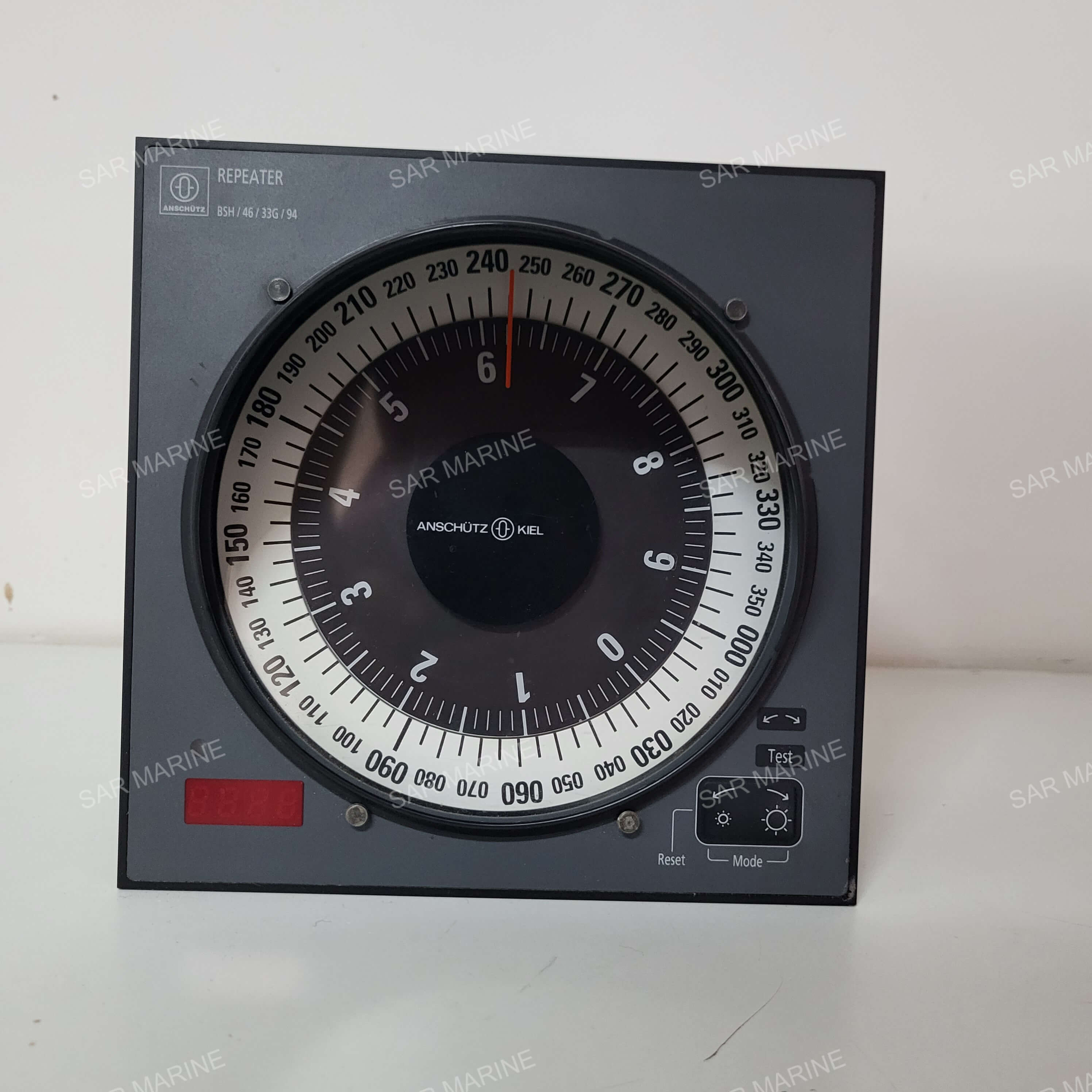 Raytheon Anschutz Repeater Compass 133-555 BSH 4633 G94 - Tested Working