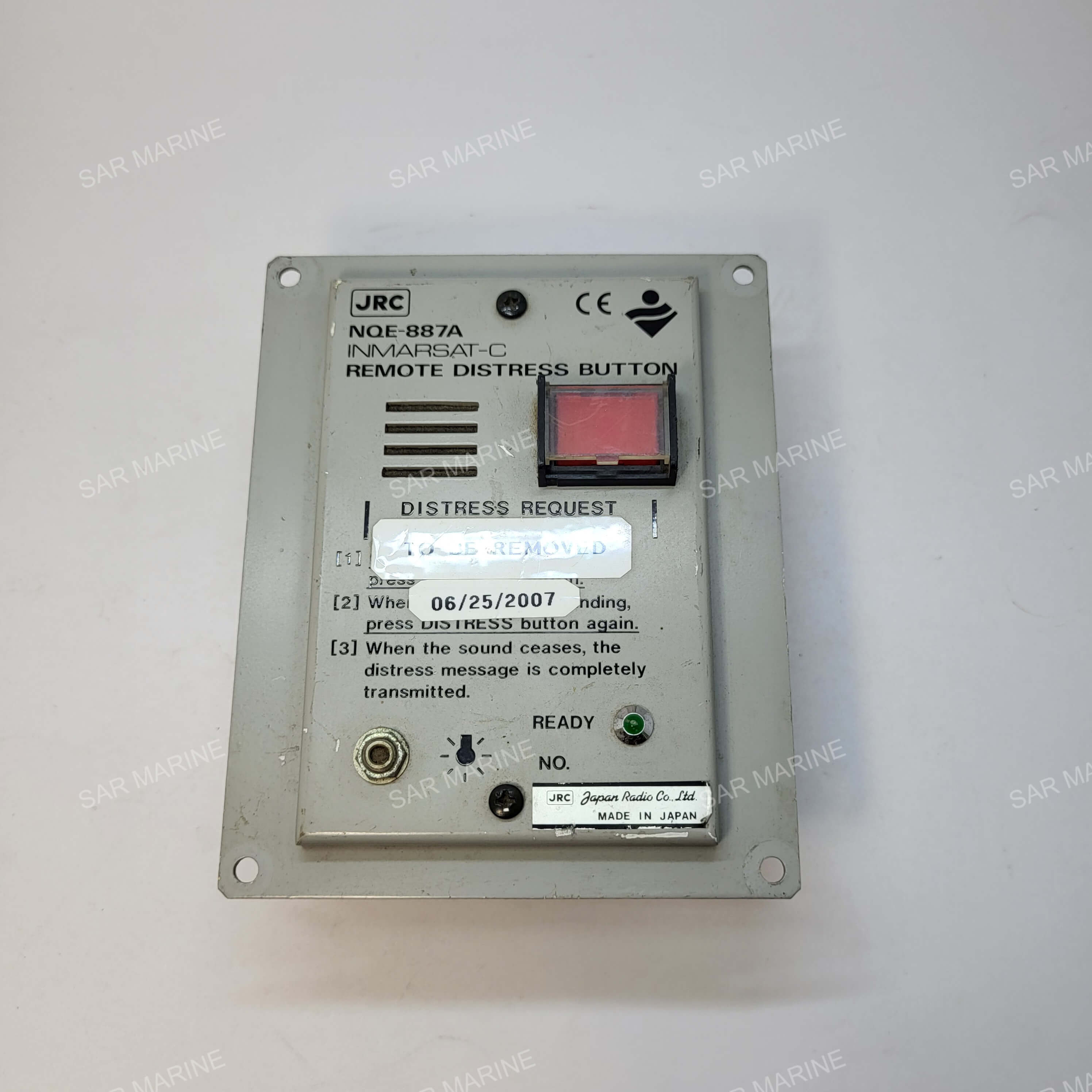 JRC NQA-887A Inmart SAT-C Remote Distress Button - Tested