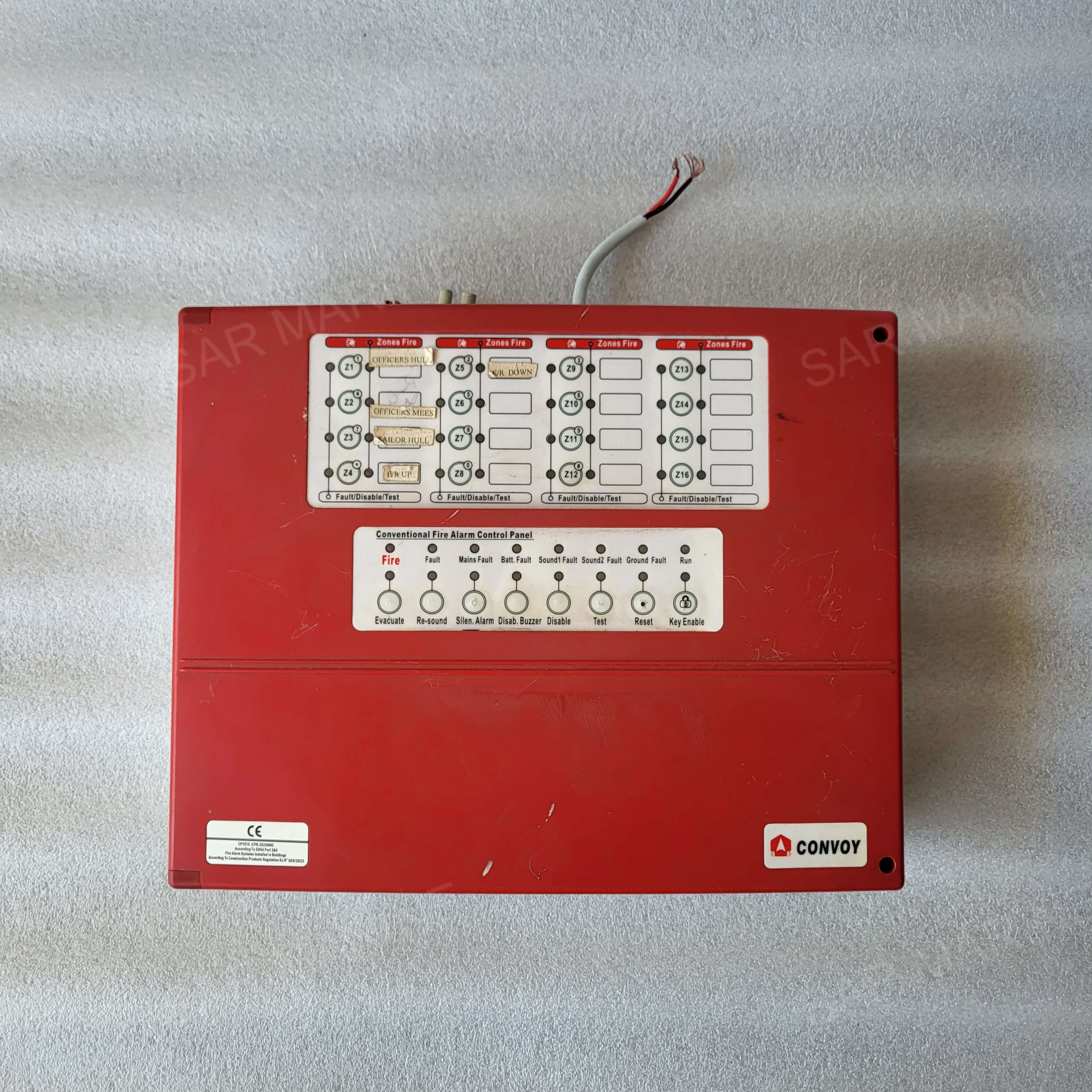 Convoy CP101-16 Convential Fire Alarm Panel - Tested Working