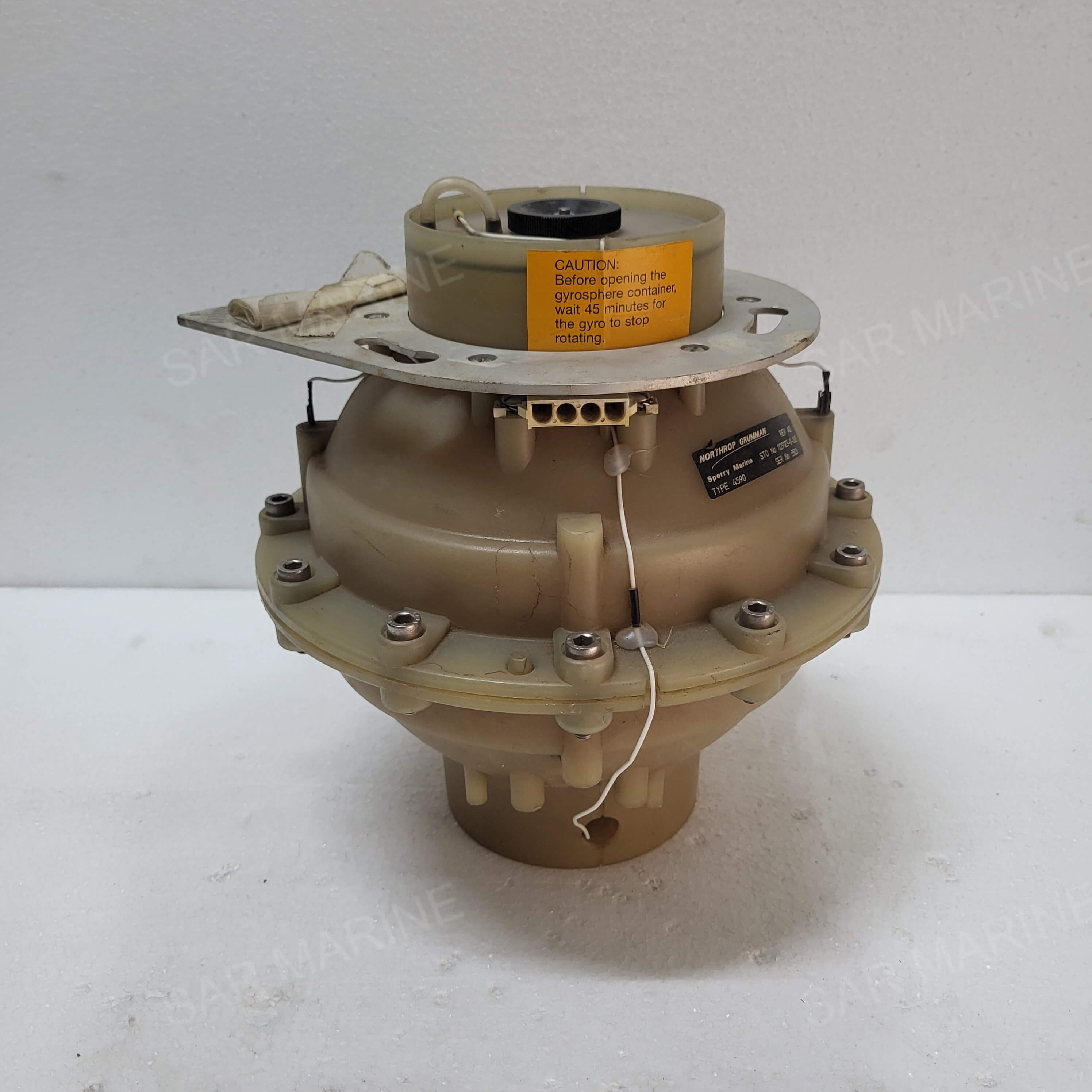 Sperry Marine 4590 Rev AD Gyrosphere Container for NAVIGAT X MK1 Gyrocompass