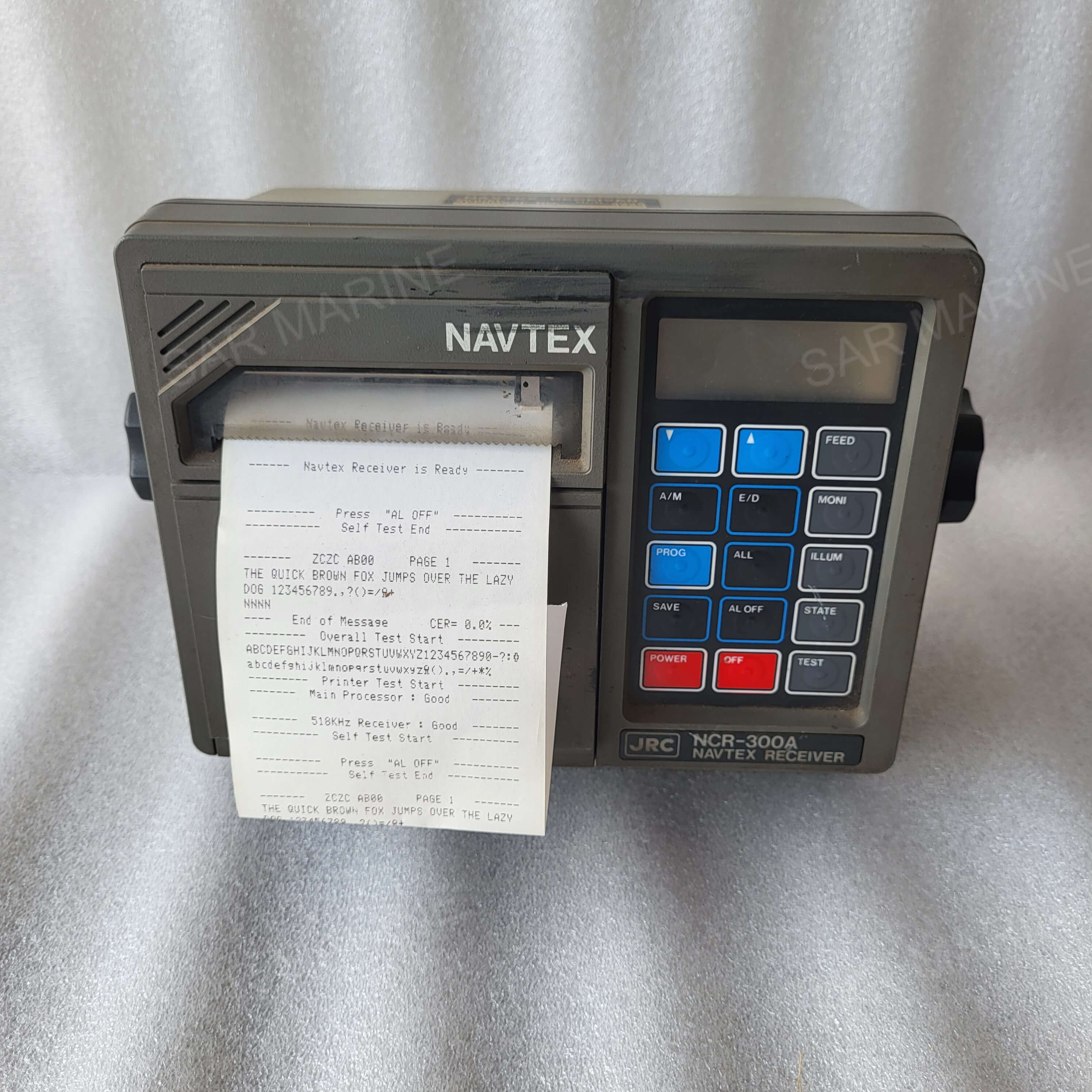 JRC NCR-300A Marine Navtex Receiver - Tested Working