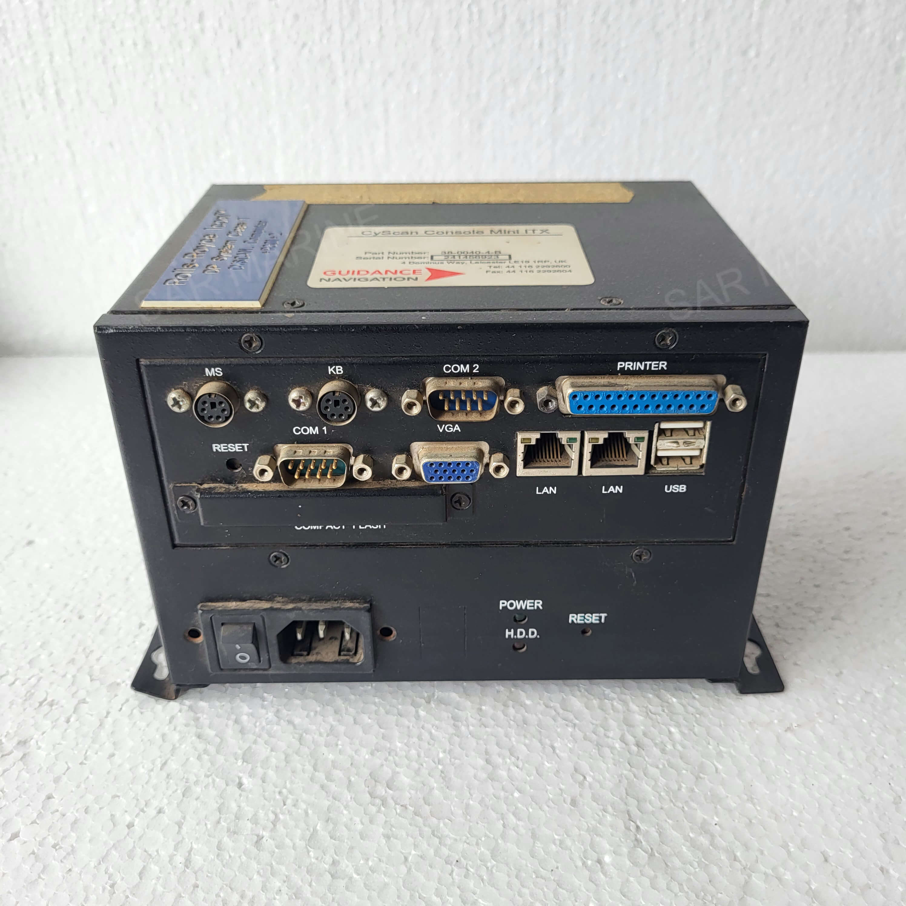 IEI EBC-1000GBACE-890AP CyScan Console Mini ITX Computer for Rolls-Royce Icon DP System Class 1
