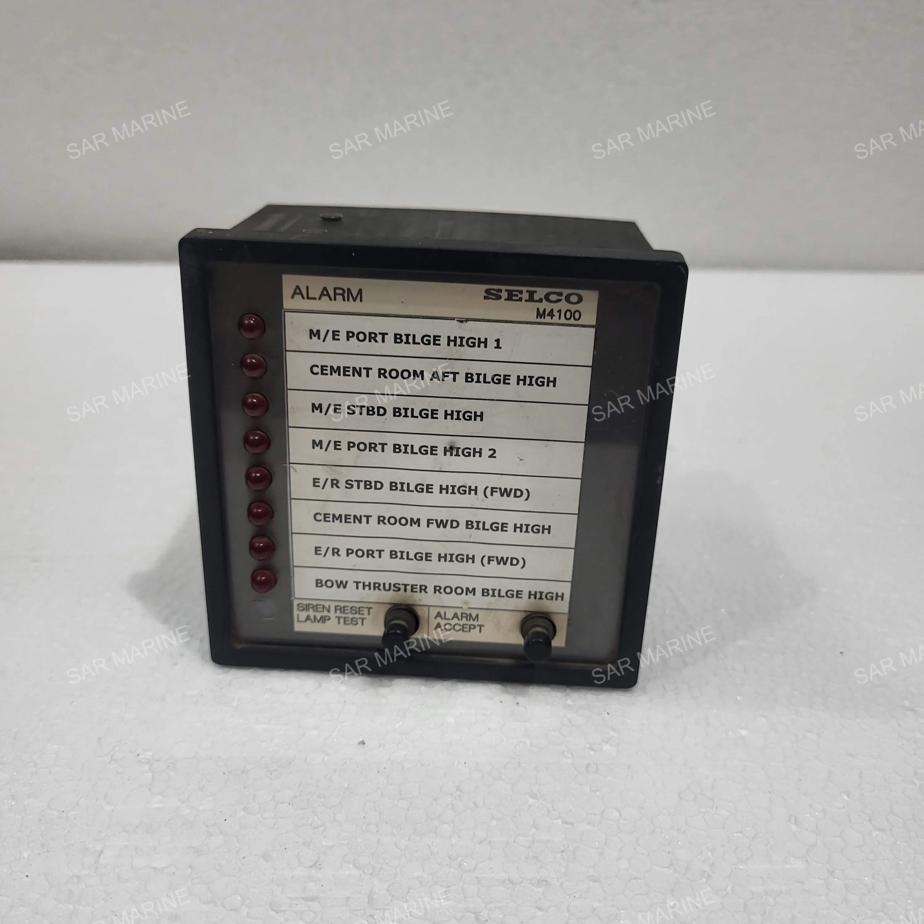 SELCO M4100 Alarm Annunciator Panel, Engine & Power System Monitoring 24VDC