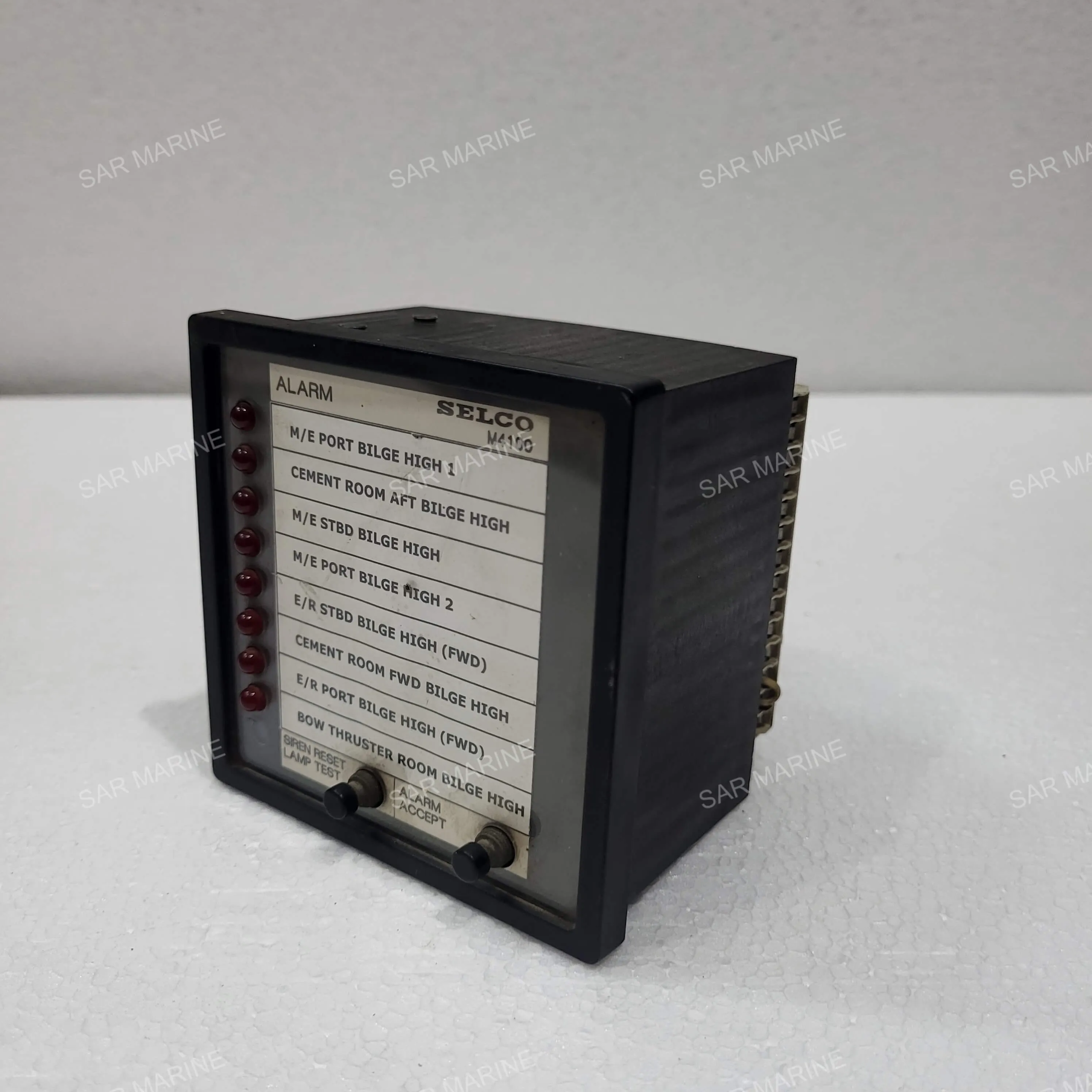 SELCO M4100 Alarm Annunciator Panel, Engine & Power System Monitoring 24VDC