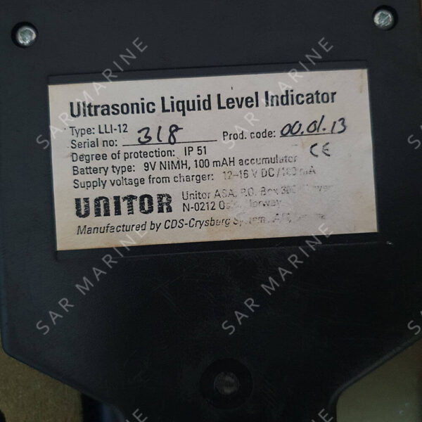 Unitor Lli-12 Ultrasonic Liquid Level Indicator