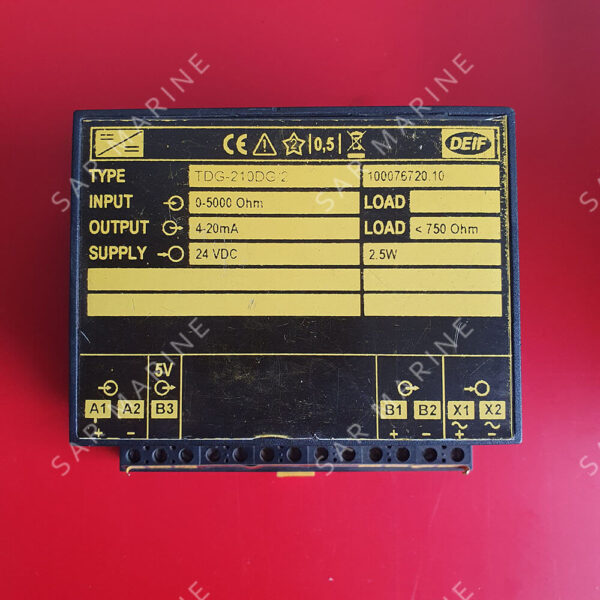 DEIF TDG-210DG2 Insulation Amplifier