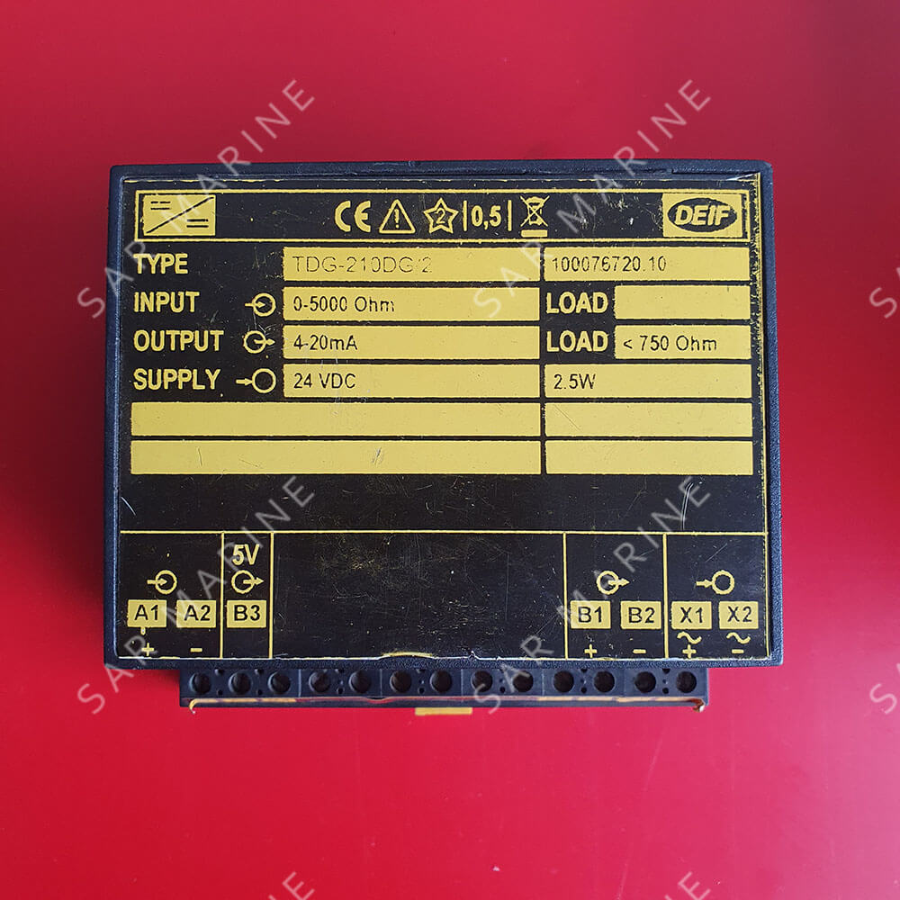 DEIF TDG-210DG2 Insulation Amplifier